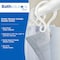 Kenney Mfg Rust-Proof Plastic Shower Curtain Double Hooks, Set of 12, White KN62104 - alternate 6